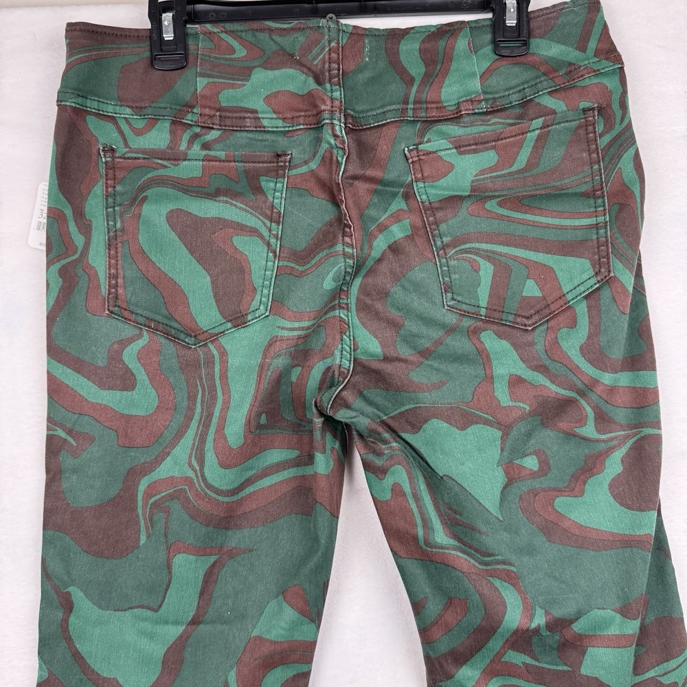 Free People Penny Pull on Flare Jeans in Camo - Picture 11 of 13